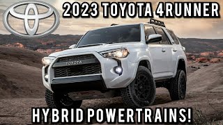 2023 Toyota 4Runner DETAILS  Many New Powertrains  NEW Design [upl. by Eutnoj550]