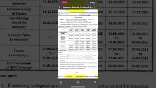 MBAMCA Tentative Academic Calendar for VTU Colleges  PGCET 2024 [upl. by Groome]