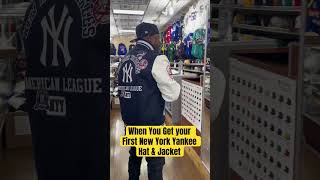 When You Get your First New York Yankee Hat amp Jacket [upl. by Romilda]