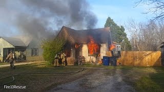 Tulsa FD North Delaware House Fire 31817 [upl. by Sabrina639]