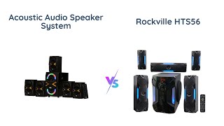 Acoustic Audio by Goldwood vs Rockville HTS56 Home Theater System Comparison [upl. by Analahs]