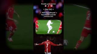 Day 342 342ⁿᵈ Ronaldo goal at Real Madrid vs Sevilla on February 9 2013 [upl. by Yslehc]