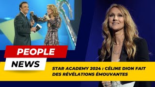 Star Academy 2024  Les confidences bouleversantes de Céline Dion [upl. by Adnilim101]