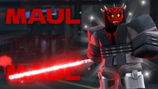 NEW MAUL UPDATE GAMEPLAY  Roblox Star Wars Coruscant [upl. by Aramac]