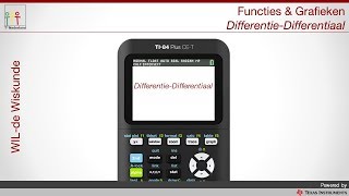 TI84 Plus CET Differentie amp Differentiaalquotiënt [upl. by Moselle373]