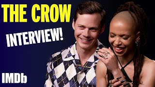 THE CROW’s Bill Skarsgård amp FKA Twigs Dive Into the Emotional Depths of Filming  IMDb [upl. by Leinehtan280]