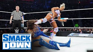 Jade Cargill amp Bianca Belair beat Chelsea Green amp Piper Niven SmackDown highlights April 12 2024 [upl. by Ethelda]