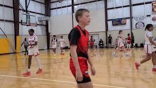 Lockd In White 2029 vs Houston Hoops AAS 2029 Black [upl. by Ramak610]