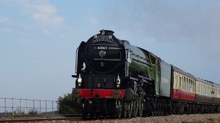 British steam trains at full speed 2013  2015 [upl. by Sire]