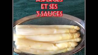 Asperges et ses petites sauces [upl. by Nylarahs594]