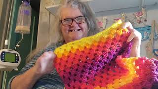 Crochet Granny Stitch Decrease  Granny Stitch Sleeve [upl. by Nilyak]