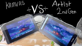 XPPen Artist 12 2nd Gen 2022 vs Huion Kamvas 12 2021 [upl. by Asilrak]