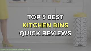 Top 5 Best Kitchen Bins Reviewed UK [upl. by Niamrej]