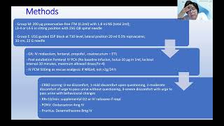 IJA VLOG July 2024 Comparison of intrathecal morphine versus erector spinae block for postoperative [upl. by Chiarra]