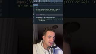 Calcula Tu Edad en Python 🎂 ¿Cuántos Años Tienes python programacion [upl. by Barber709]