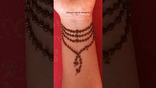 Bracelet mehndi design mehndi trending viralvideo shorts [upl. by Weld]