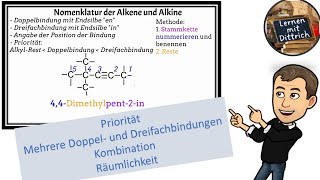 Nomenklatur der Alkene und Alkine [upl. by Ben]