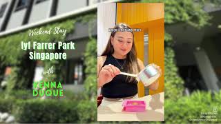 Kennas Weekend Stay at lyf Farrer Park Singapore [upl. by Enyrhtac395]