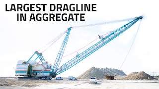 The Worlds Biggest Aggregate Dragline with North American Mining [upl. by Pufahl]