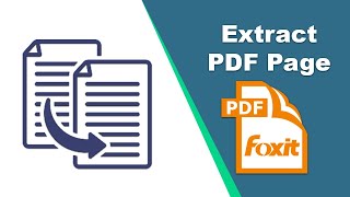 How to extract pdf pages in Foxit PDF Editor [upl. by Schwarz]