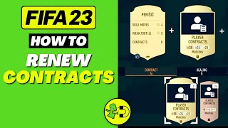 FIFA 23 How to Renew Contracts Ultimate Team [upl. by Sofer966]