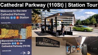 ⁴ᴷ Subway Tour  Rebuilt 110th St Cathedral Pkway BC Station [upl. by Ronyar30]