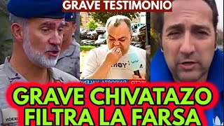 💥GRAVE CHIVATAZO SUPERVIVIENTE DANA VALENCIA EXPLOTA POR FELIPE VI TRAS IKER JIMÉNEZ Y ÁNGEL GAITÁN [upl. by Neala934]