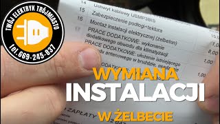 Wymiana instalacji elektrycznej w żelbecie  jak powinna wyglądać  koszty  dokumenty [upl. by Yznil815]