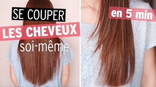 Tutoriel  DIY  SE COUPER LES CHEVEUX SOIMÊME en 5 min Coupe droite  Dégradé  Ophélie [upl. by Barnett734]