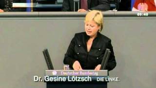 Gesine Lötzsch DIE LINKE Wir sind das soziale Korrektiv in diesem Land [upl. by Meilen]