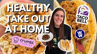 3 HEALTHY amp SIMPLE FAST FOOD COPYCAT RECIPES AT HOME  WeightWatchers  Taco Bell amp Crumbl at Home [upl. by Lleunamme231]