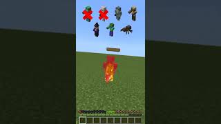 Sun light vs mobs survival minecraft short meme [upl. by Ellehsim]