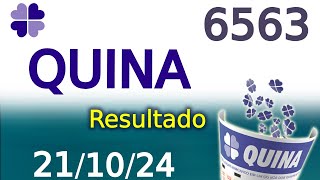 Resultado da QUINA 6563 Confira Agora [upl. by Hara]