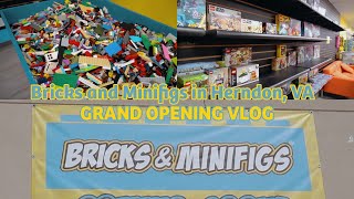 Bricks and Minifigs Herndon VA Grand Opening Vlog Haul  Review [upl. by Revell]