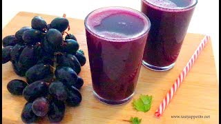 Grape Juice Recipe  How to make Grape Juice at home  Summer Drink Recipes  Weight Loss [upl. by Negeam654]