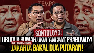 SONTOLOYO GRUDUK RUMAH JKW ANCAM PRABOWO BOCOR ALUS TEMPO JAKARTA BAKAL DUA PUTARAN [upl. by Hasile]