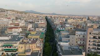 Thessaloniki Greece showcases its vibrant urban landscape from above Tsimiski Street bustling [upl. by Nniroc]