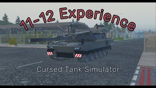 Cursed Tank Simulator Tier 1112 Gameplay [upl. by Santana]