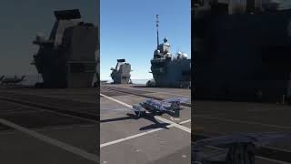 Pilot Attempts Aircraft Carrier Landing in MSFS [upl. by Enel]