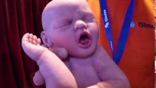 Real looking simulation baby manikin from Isimulate [upl. by Annoet376]