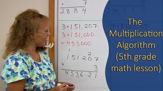 5 and 6 Digit Multiplication 5th grade math [upl. by Enyehc]