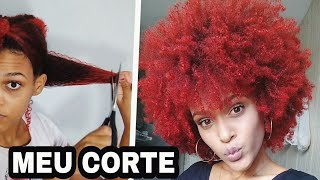 COMO cortar o cabelo CRESPOCACHEADO  Corte EM CAMADAS [upl. by Ihculo]