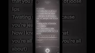 Backstabber Kesha requested lyrics lyric backstab shorts aesthetic keshav spotify capcut [upl. by Dorren]