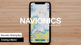 Support Creating a Marker in the Navionics® Boating App [upl. by Lekcim]