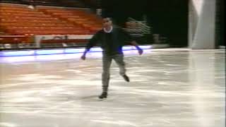 Figure Skating TV Reporter Jumps On Ice  Tim Estiloz [upl. by Amik]