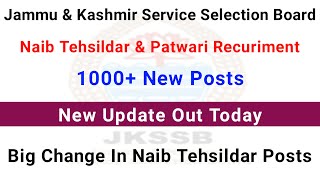 JKSSB Naib Tehsildar Recruitment  JampK Naib Tehsildar Jobs  JKSSB Patwari Jobs 2024  JKSSB Jobs [upl. by Malek]