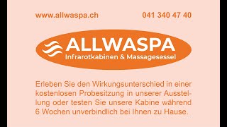 Infrarotkabine ALLWASPA Wirkungsunterschied Welcher Strahler wirkt am Besten [upl. by Vallonia764]