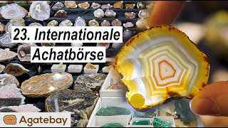 23 Internationale Achatbörse Niederwörresbach  Achate Mineralien und Fossilien  4K [upl. by Noj]