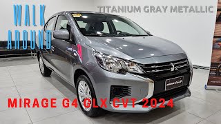 2024 Mitsubishi Mirage G4 GLX MT Titanium Gray Metallic [upl. by Brietta]