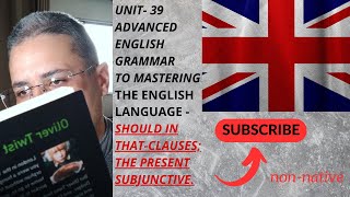 Unit 39  Should in that clauses the present subjunctive [upl. by Akenn]